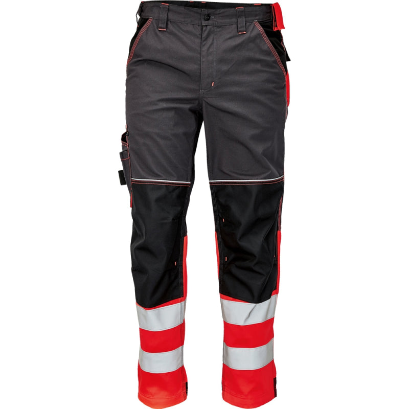 CRV Knoxfield HV Broek 03020326 Antraciet/Fluo Rood