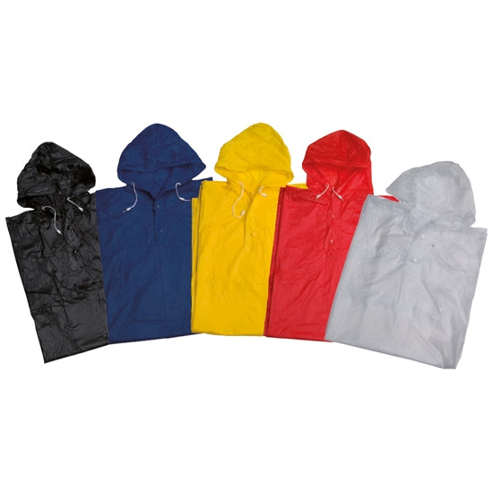 Impliva Falconetti Regenponcho RC-5080 Combi: Zwart, Marine, Geel, Rood, Transparant