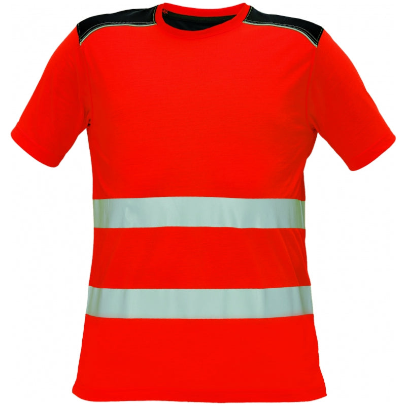 CRV Knoxfield Hi-Vis T-Shirt 03040111 Fluo Rood