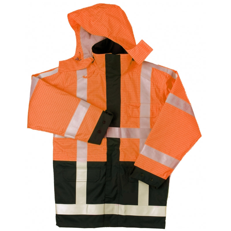 CRV SafeWorker Humber Parka 03310023 Fluo Oranje/Marine