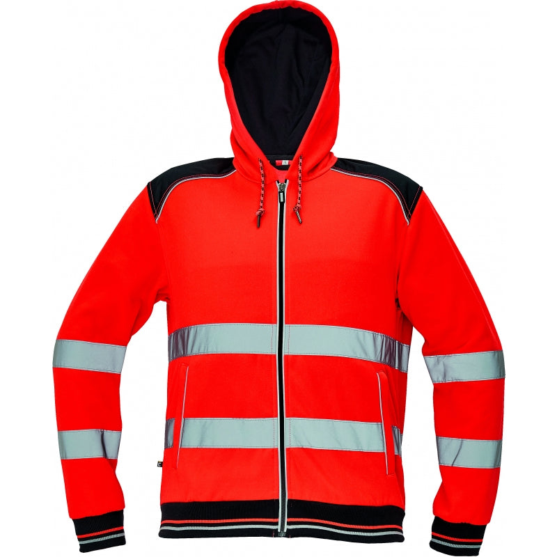 CRV Knoxfield Hi-Vis Sweat-Shirt 03060051 Fluo Rood