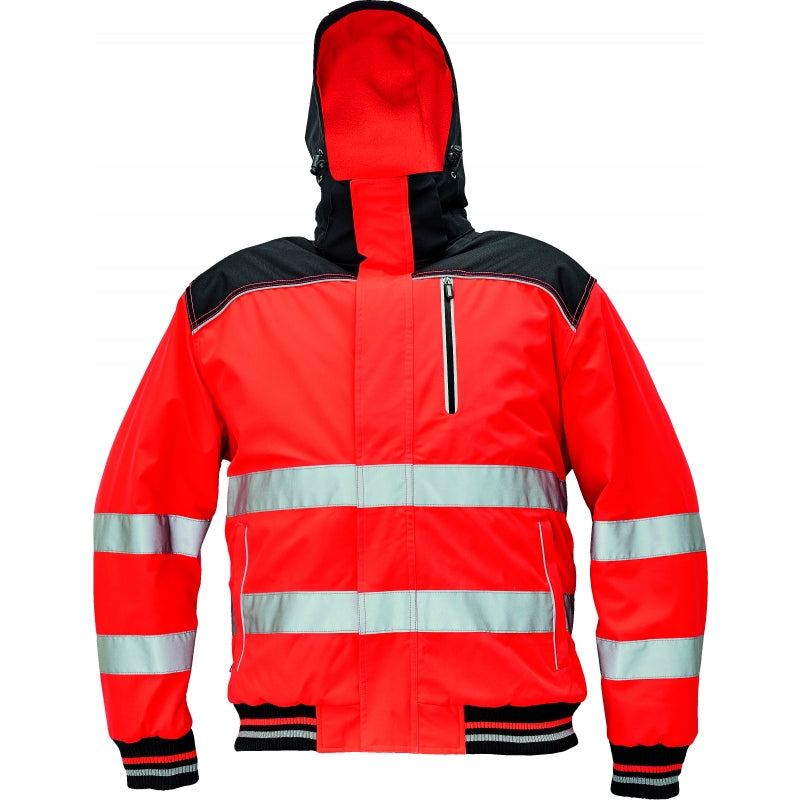 CRV Knoxfield Hi-Vis Pilot Winterjas 03010466 Fluo Rood