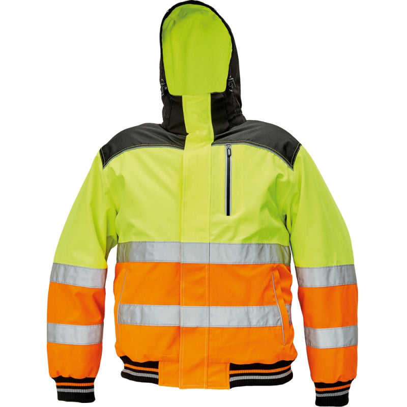 CRV Knoxfield Hi-Vis Pilot Winterjas 03010466 Fluo Geel/Oranje