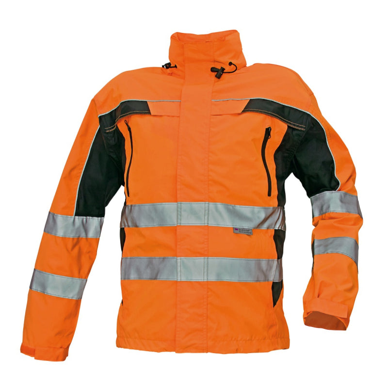 CRV Ticino Signalisatie Jas 03010092 Fluo Oranje/Zwart