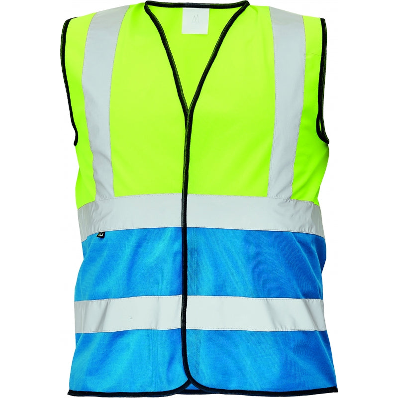 CRV Lynx Duo Signalisatie Verkeersvest 03030115 Fluo Geel/Korenblauw