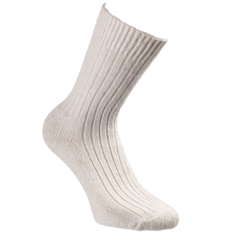 WoolWarmers Wollen Sokken Ramba 405 (2-pack) Creme Wit