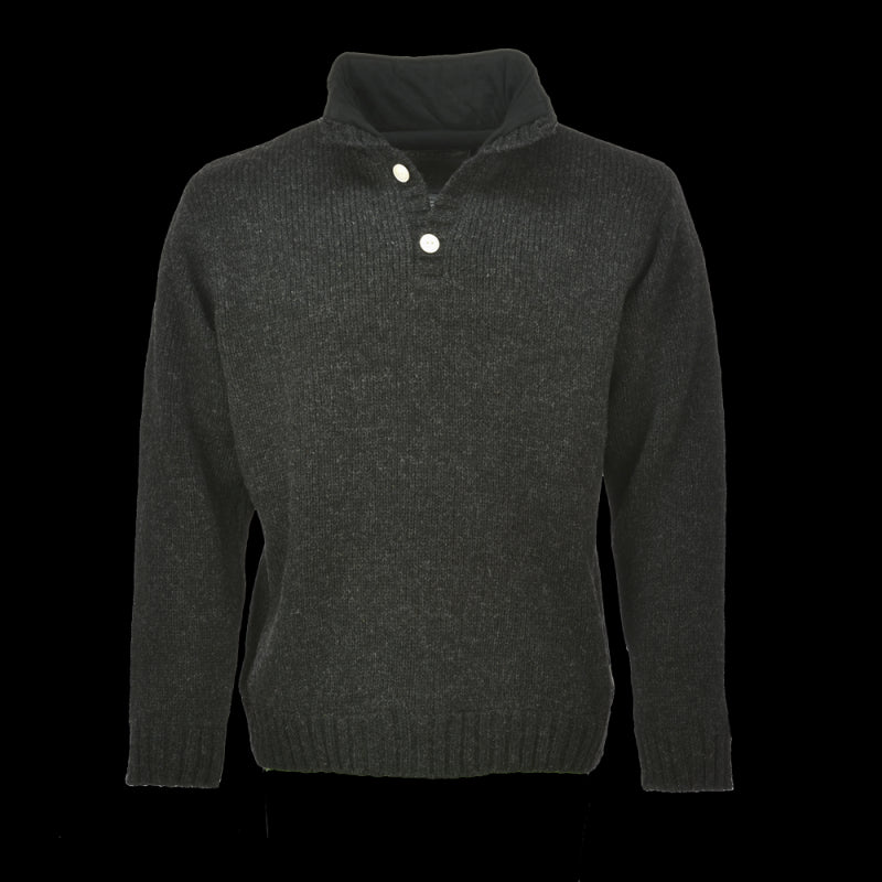 Pure Wool herentrui Brian MNL-1701 Antraciet Antraciet