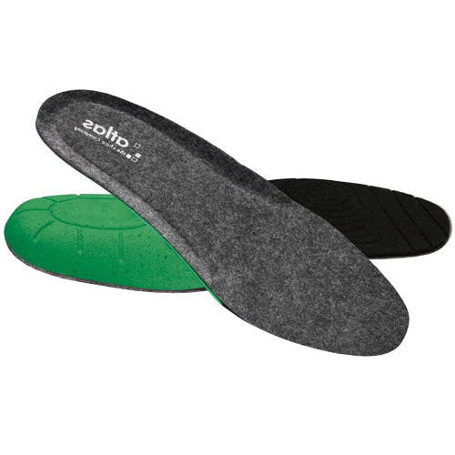 Atlas Inlegzool Thermo Zwart/Groen