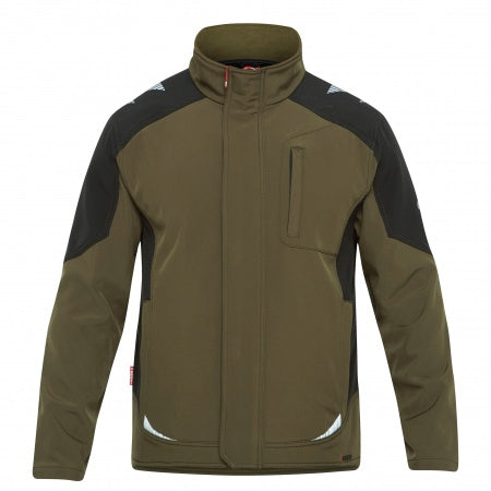 Engel Galaxy Softshell Jas 8810-229 Bosgroen/Zwart 5320