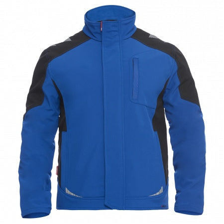 Engel Galaxy Softshell Jas 8810-229 Surfer Blauw/Zwart 73720