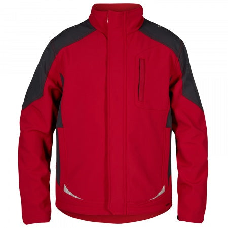 Engel Galaxy Softshell Jas 8810-229 Antraciet/Tomaat Rood 79757