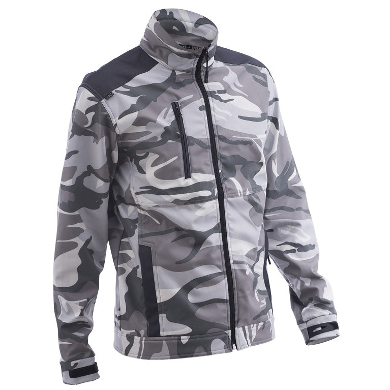 CRV Crambe Softshell jas 03010396 Camouflage Wit