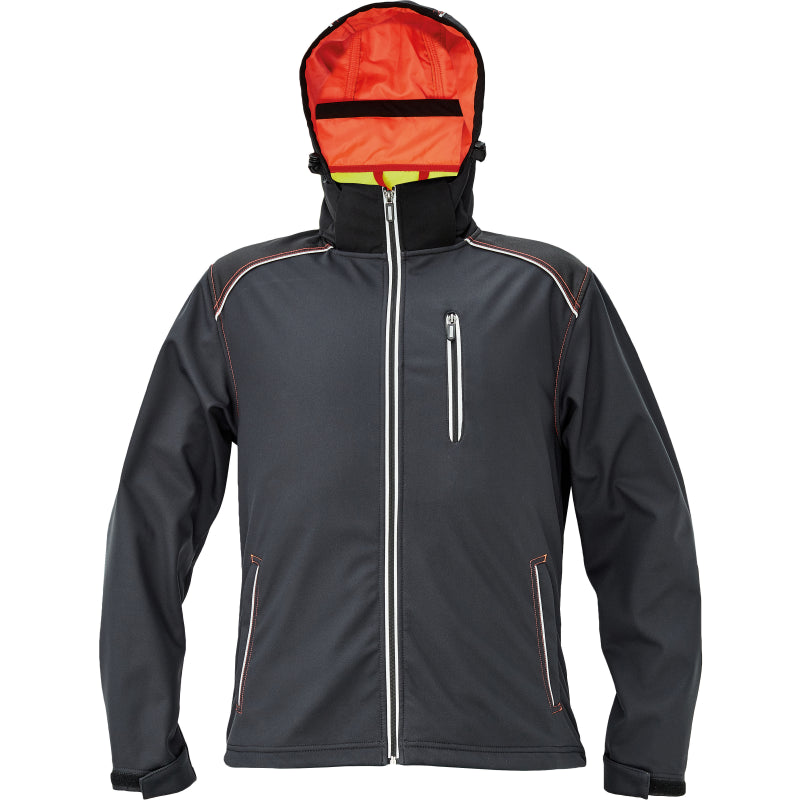 CRV Knoxfield Softshell Jas 03010534 Antraciet/Oranje