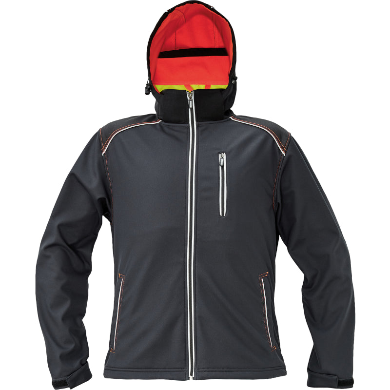 CRV Knoxfield Softshell Jas 03010534 Antraciet/Rood