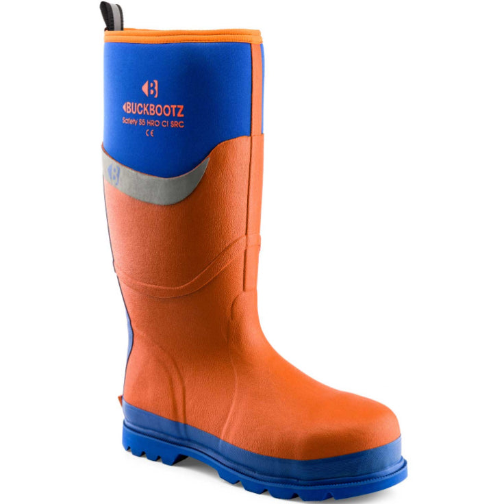 BuckBootz Neopreen Laars BBZ6000 S5 Oranje/Blauw BBZ6000OR