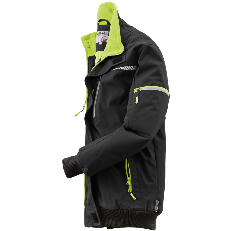 Terrax Pilotjack Softshell 61535 1048 Zwart/Lime