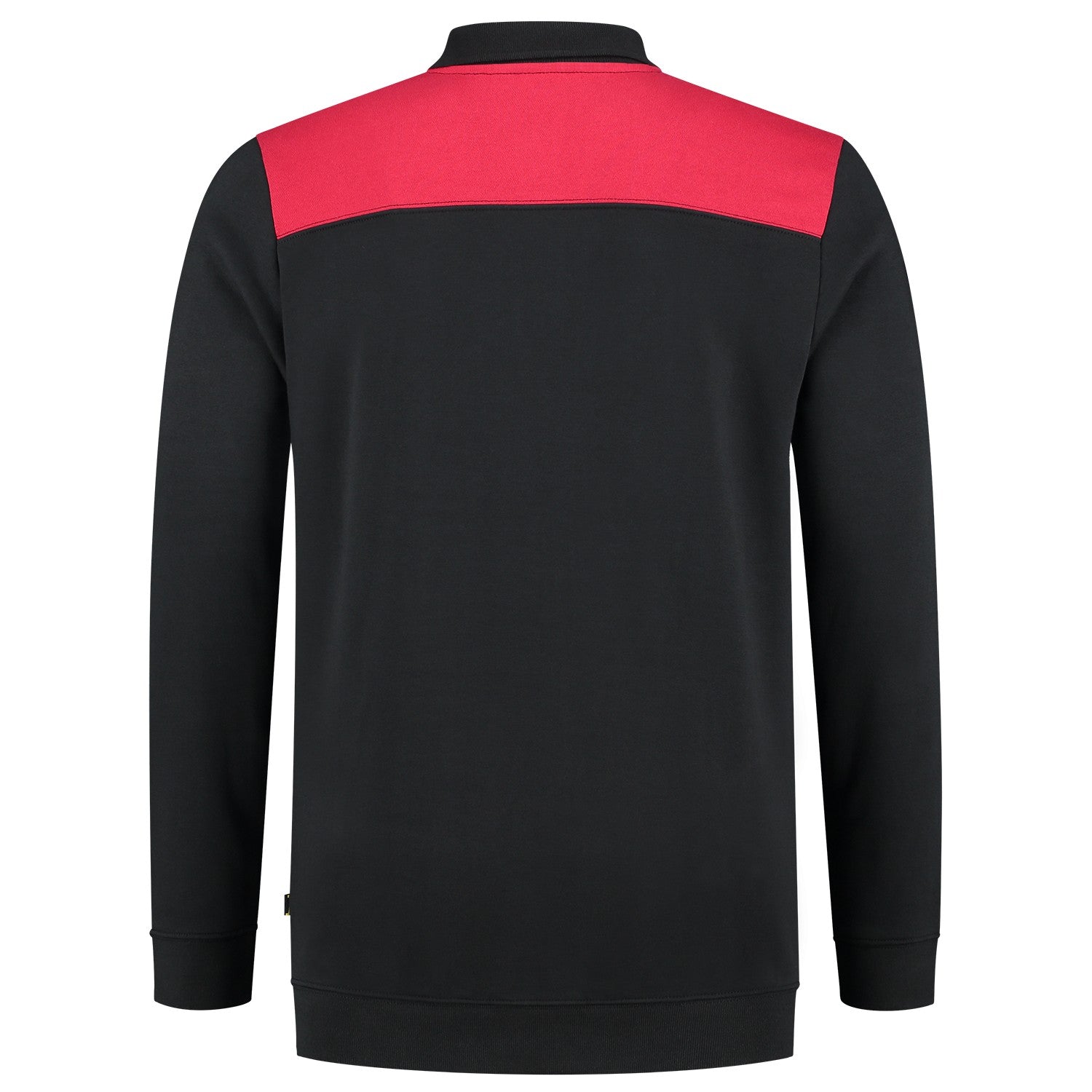 Tricorp Polosweater 302004 Bicolor Naden Zwart/Rood