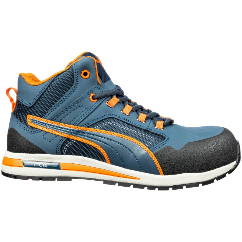 Puma Safety Crosstwist Mid 633140 S3 Blauw/Oranje