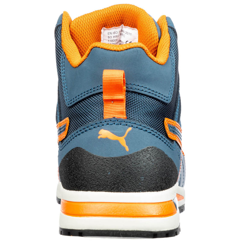 Puma Safety Crosstwist Mid 633140 S3 Blauw/Oranje