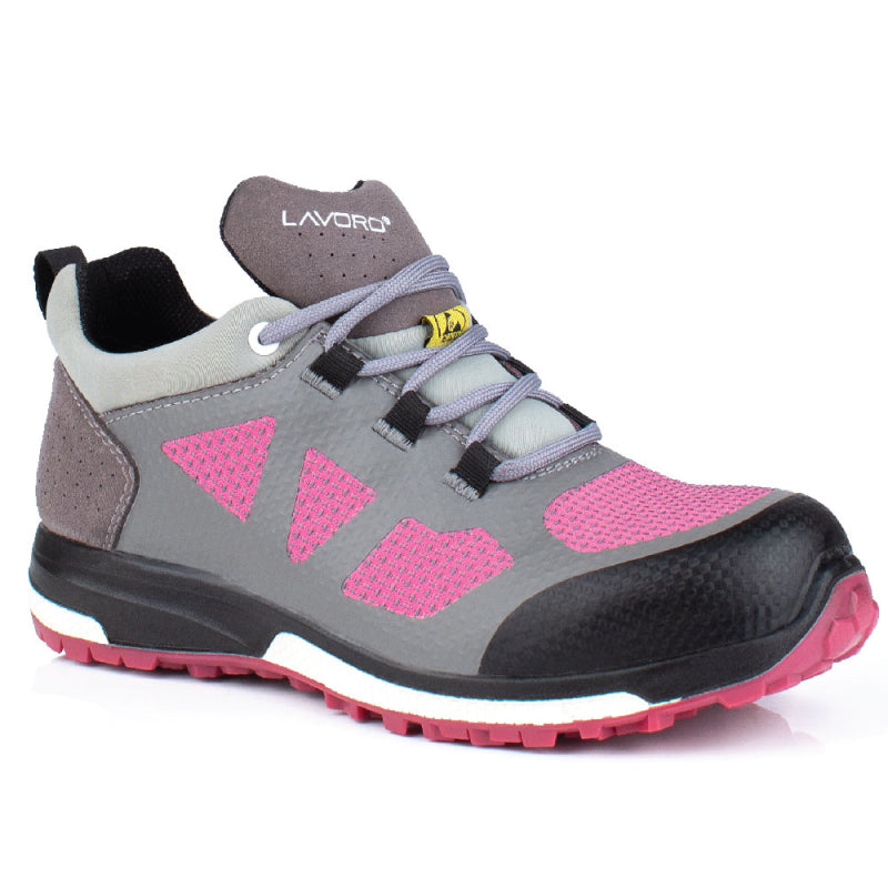 Lavoro Sneakers Laag Leia 1215.08 S3 SRC HRO Grijs/Roze