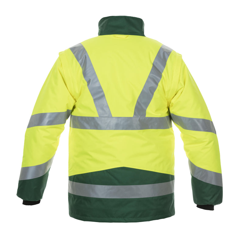 Hydrowear Parka Binnenjas Hi-Vis Pluto Geel/Groen 052045I