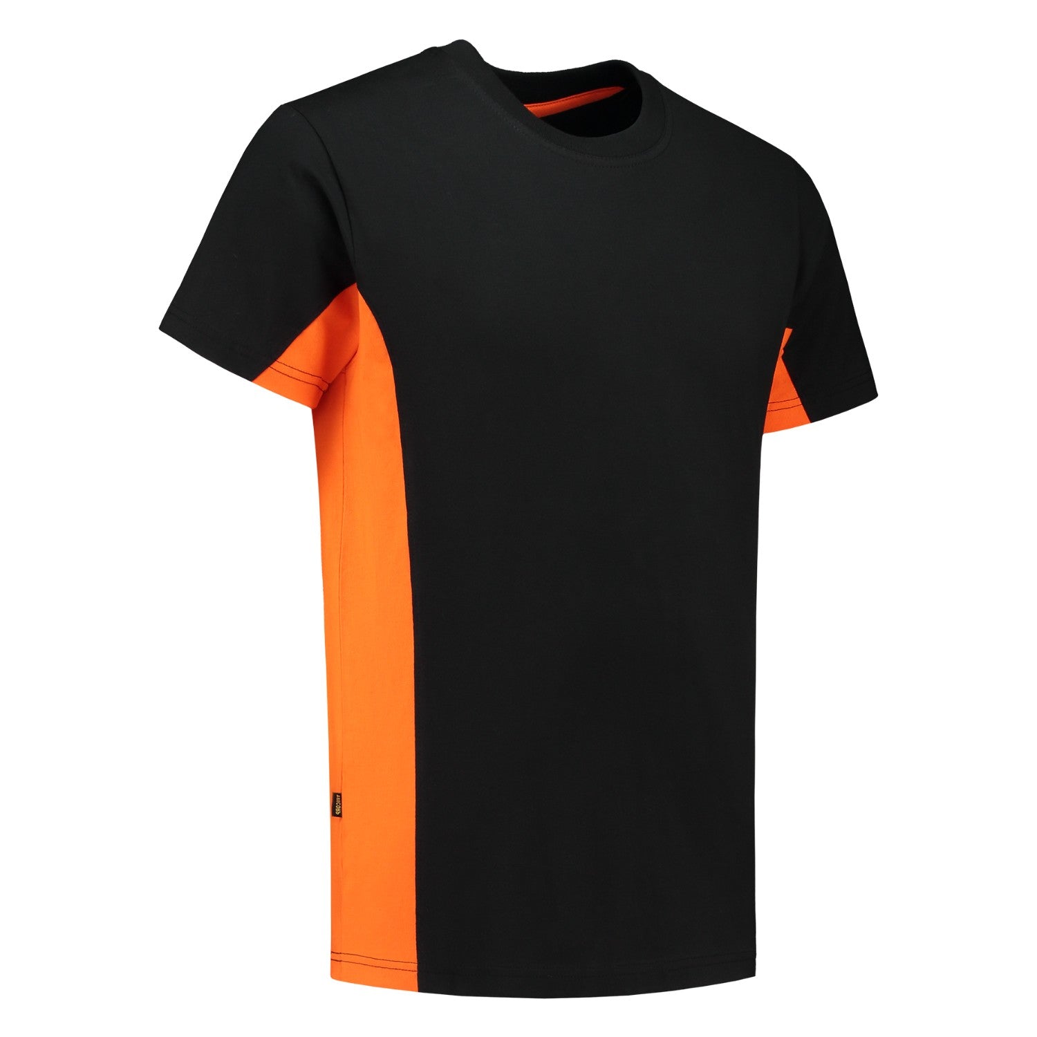 Tricorp 102004 T-Shirt Bicolor Zwart/Oranje