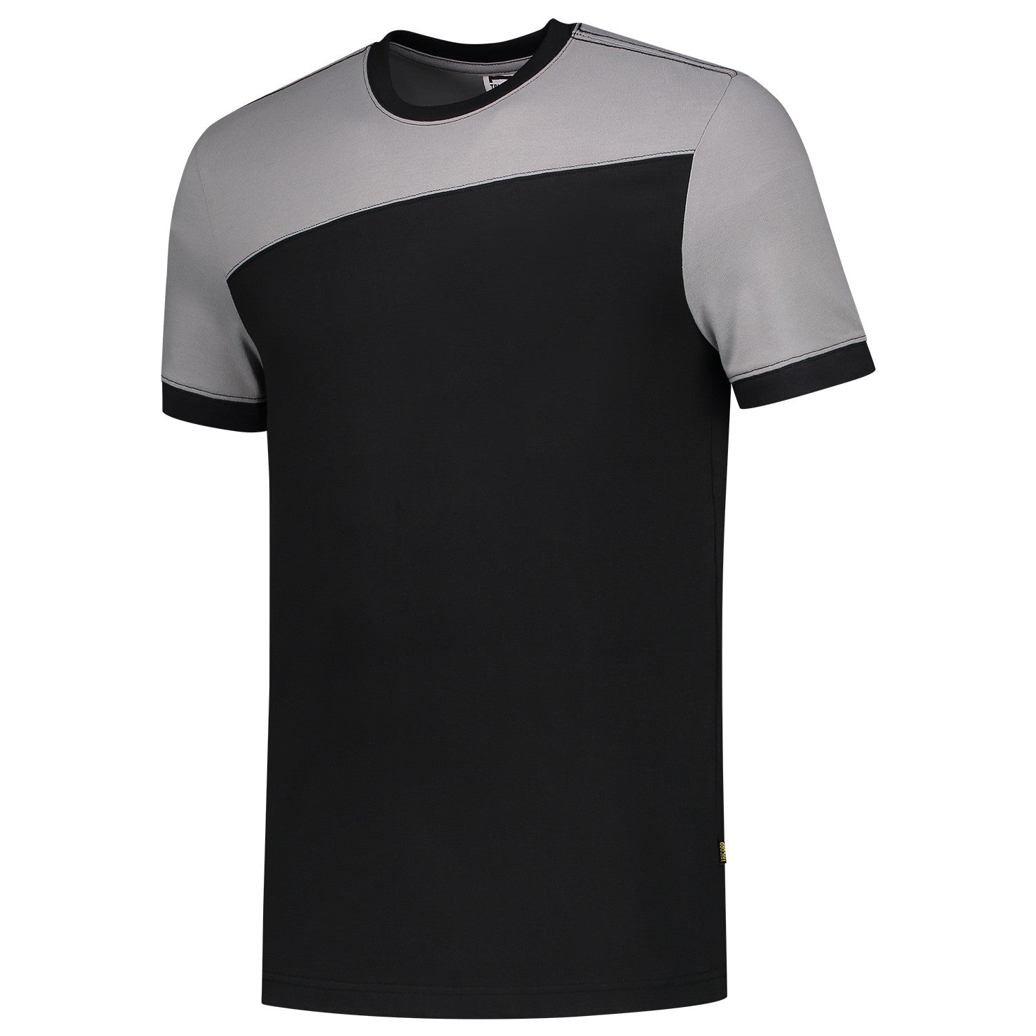 Tricorp 102006 T-Shirt Bicolor Naden Zwart/Grijs