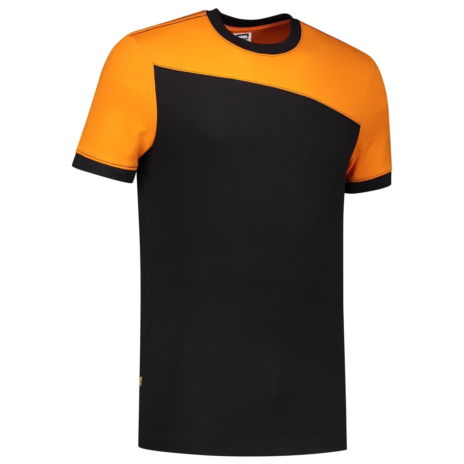 Tricorp 102006 T-Shirt Bicolor Naden Zwart/Oranje