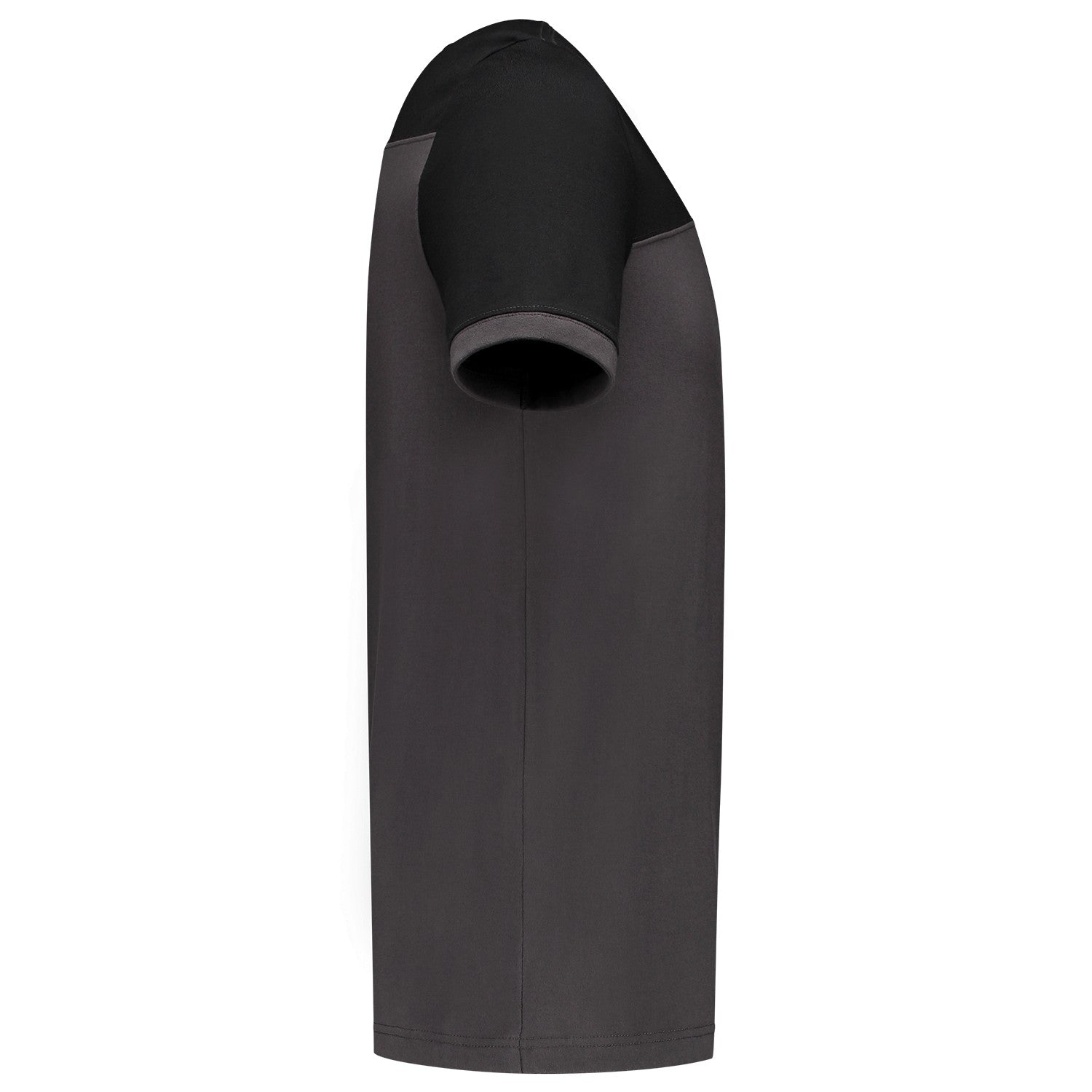 Tricorp 102006 T-Shirt Bicolor Naden Donkergrijs/Zwart