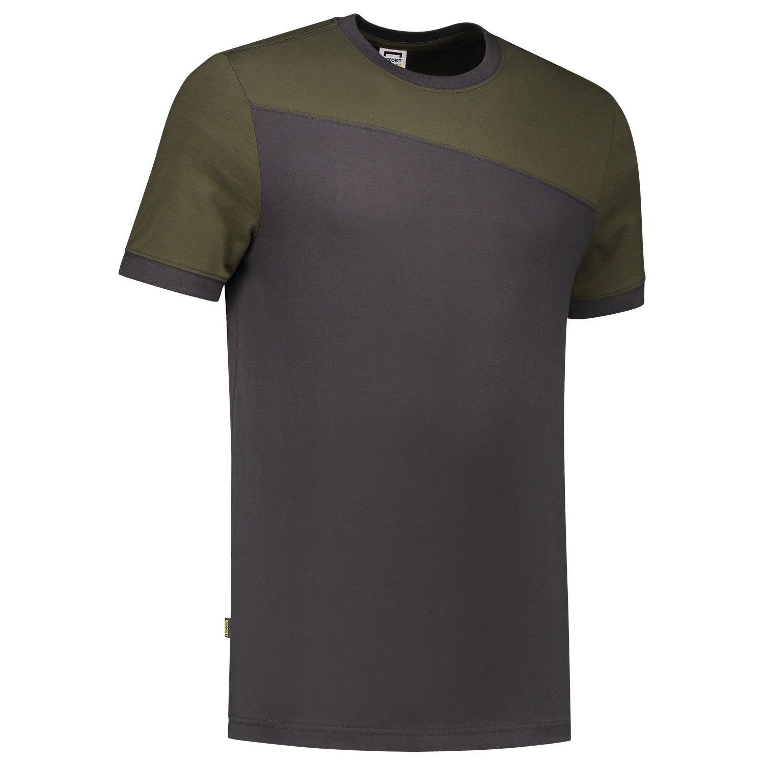Tricorp 102006 T-Shirt Bicolor Naden Donkergrijs/Army