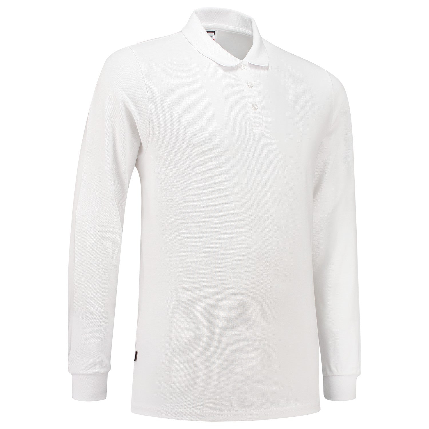 Tricorp 201017 Poloshirt Slim Fit Lange Mouw Wit