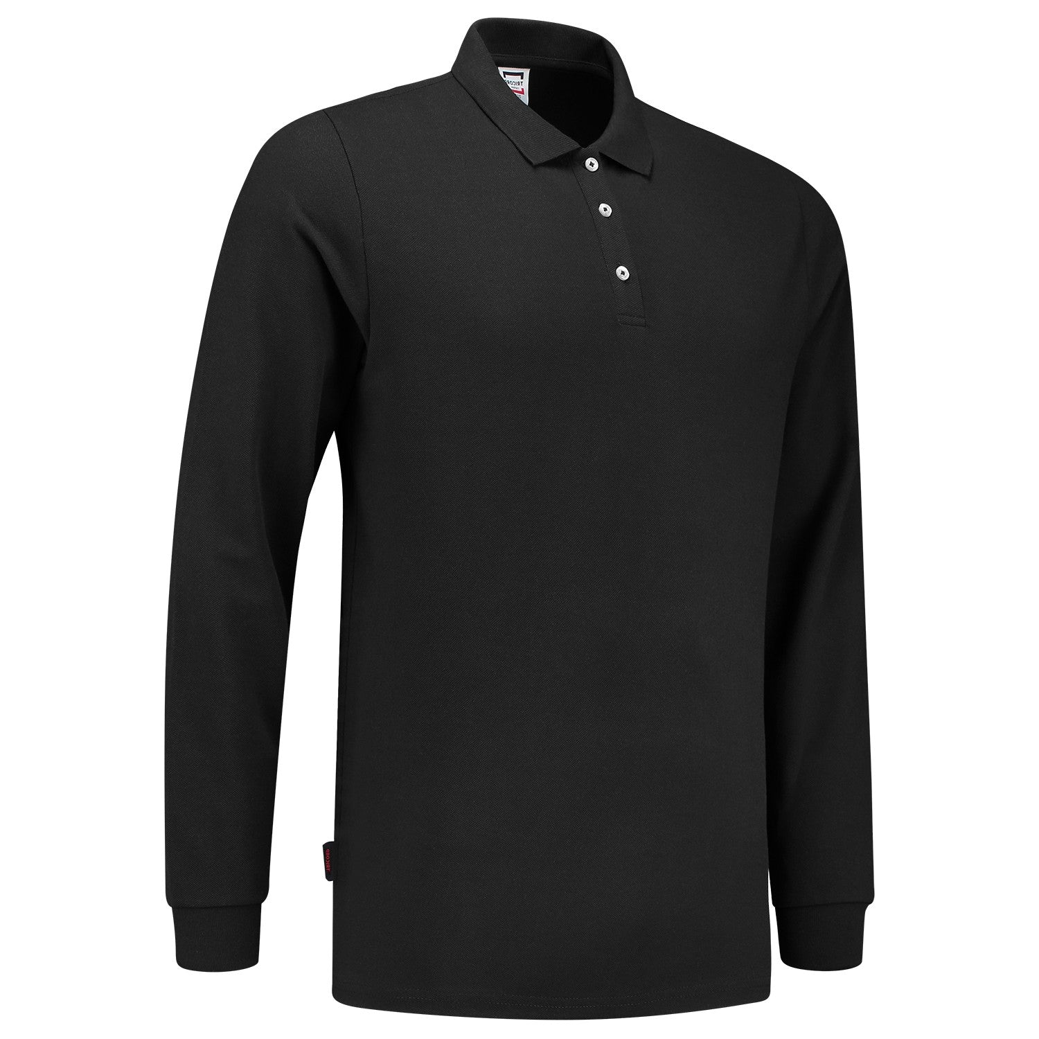Tricorp 201017 Poloshirt Slim Fit Lange Mouw Zwart