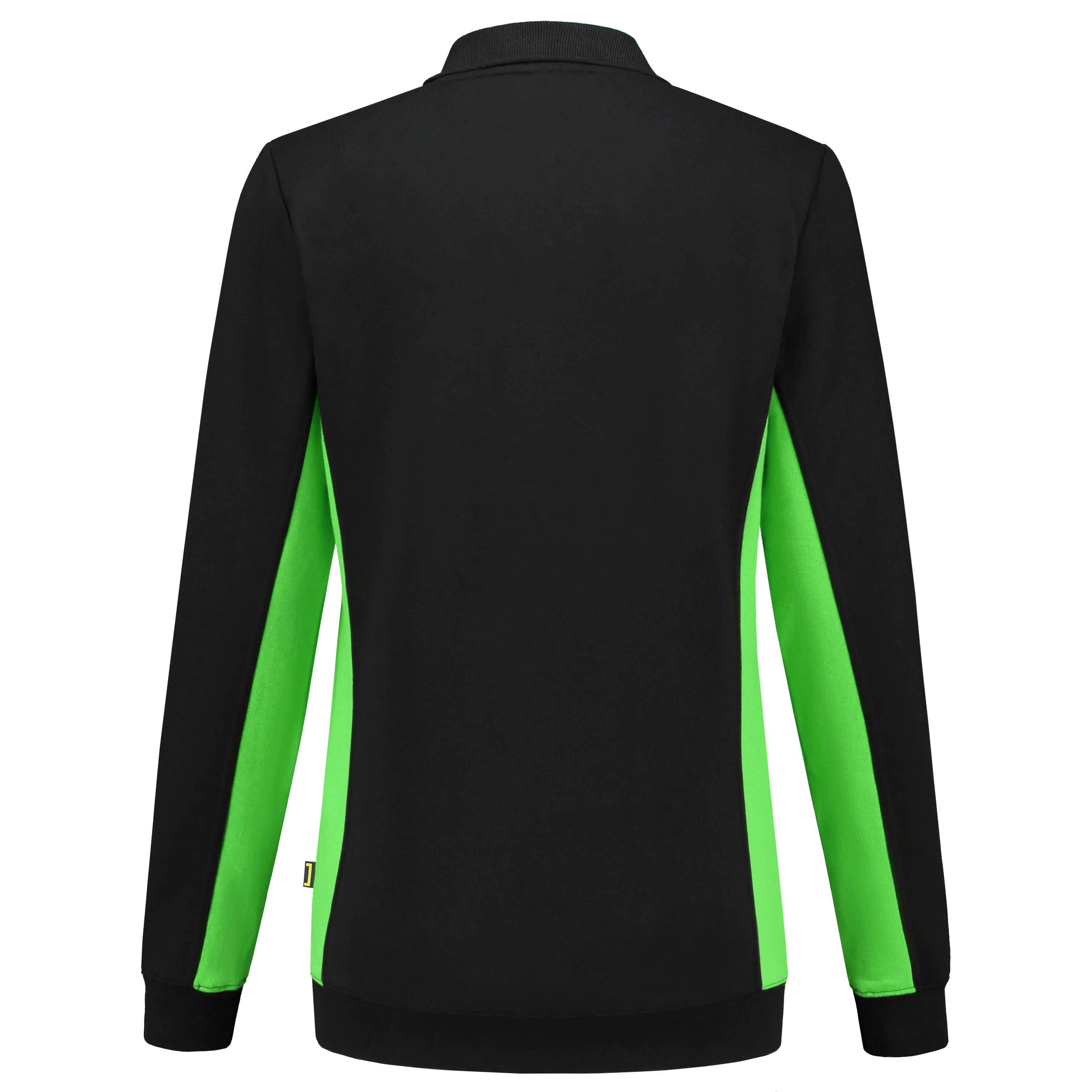 Tricorp 302002 Polosweater Bicolor Dames Zwart/Lime