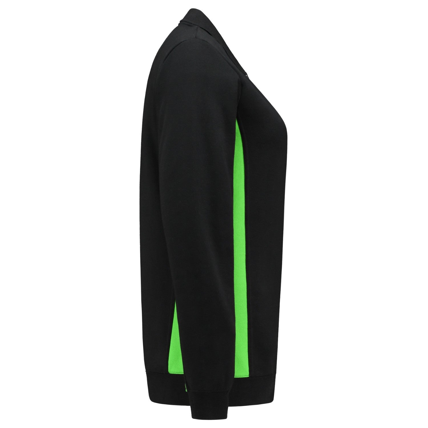 Tricorp 302002 Polosweater Bicolor Dames Zwart/Lime