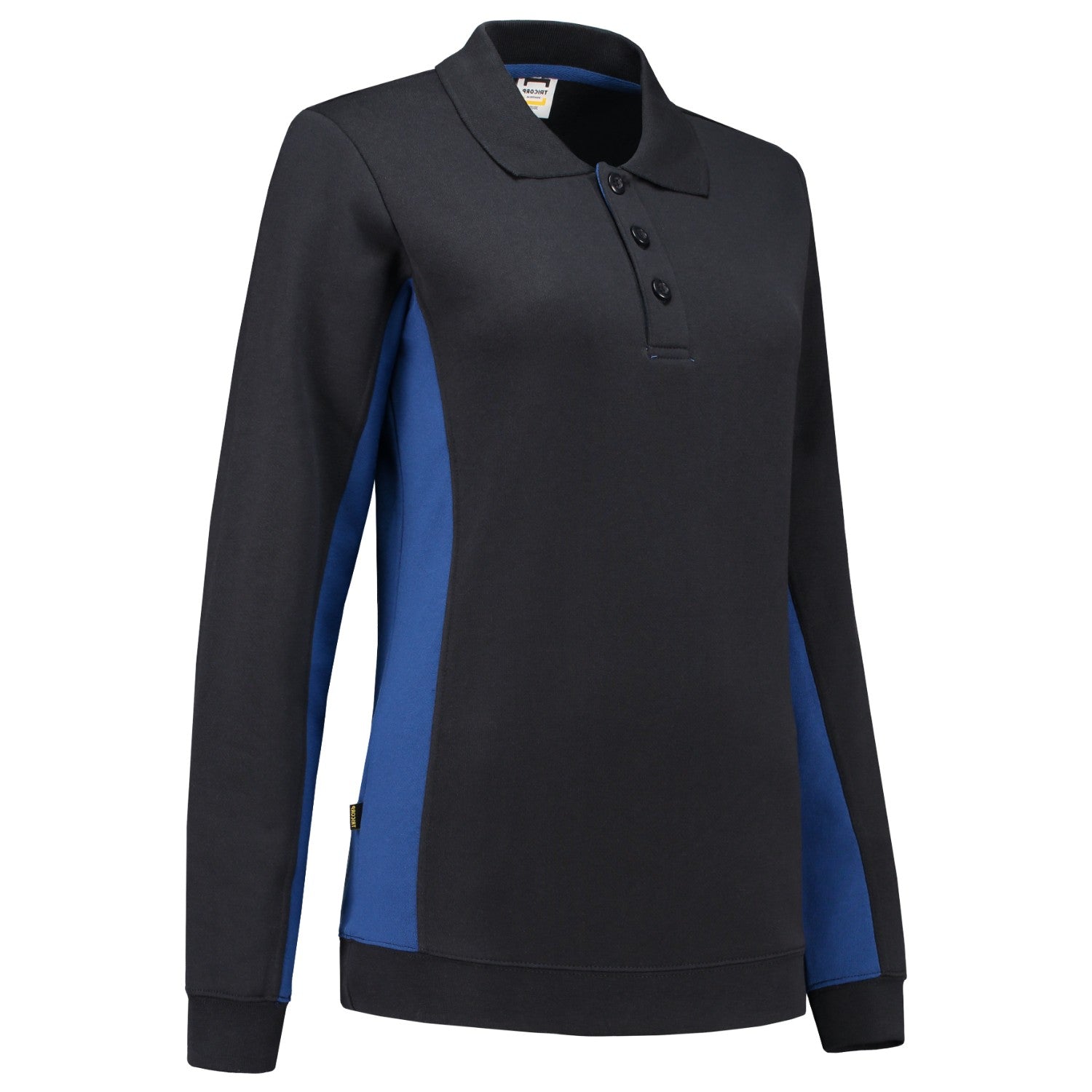 Tricorp 302002 Polosweater Bicolor Dames Marine/Royalblue