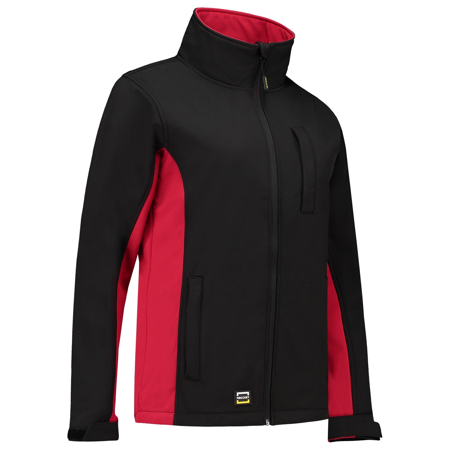 Tricorp 402008 Softshell Bicolor Dames Zwart/Rood