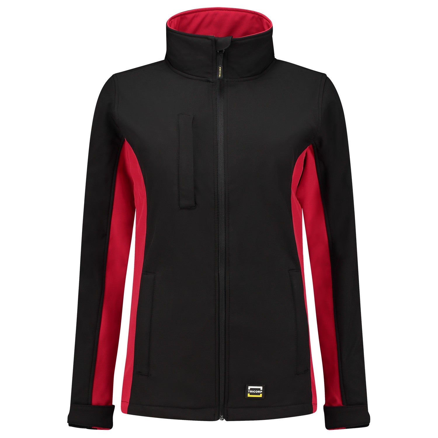 Tricorp 402008 Softshell Bicolor Dames Zwart/Rood