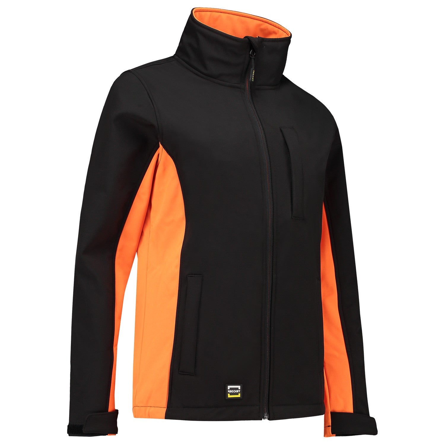 Tricorp 402008 Softshell Bicolor Dames Zwart/Oranje
