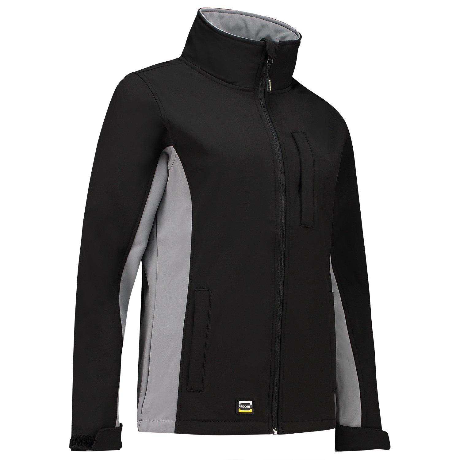 Tricorp 402008 Softshell Bicolor Dames Zwart/Grijs