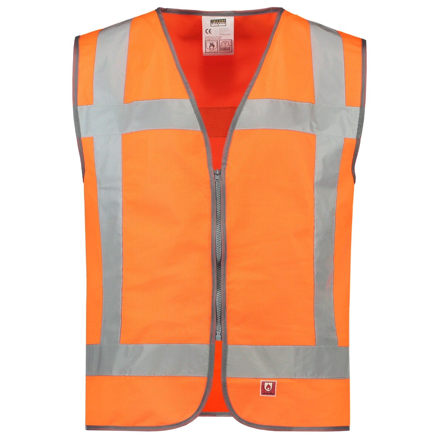 Tricorp 453017 Veiligheidsvest RWS Vlamvertragend Fluo Oranje
