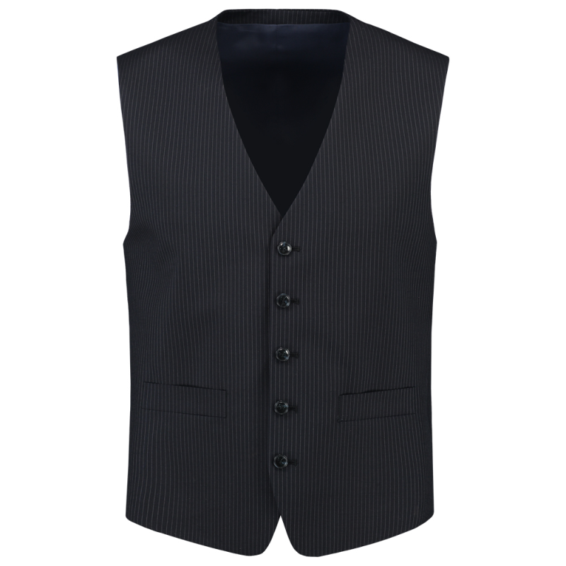 Tricorp 405004 Gilet Heren Marine Gestreept