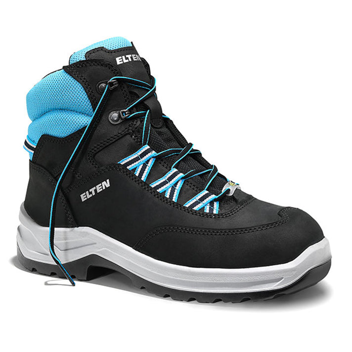 Elten Lotte Aqua Mid 746102 S2 Zwart/Blauw