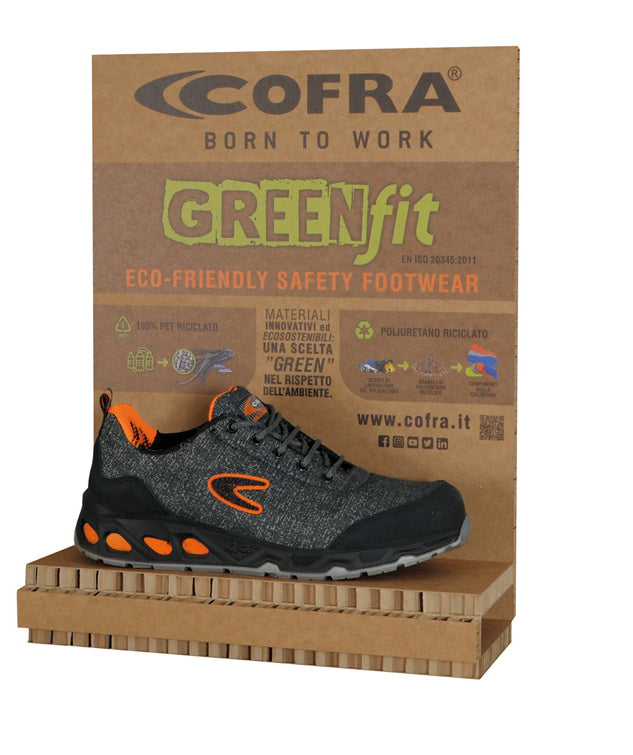 Cofra Green-Fit Thunder Hoog S3 Grijs/Rood