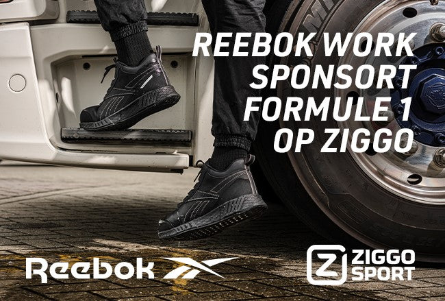 Reebok Fusion Flexweave Work 1073 S1P Zwart/Geel