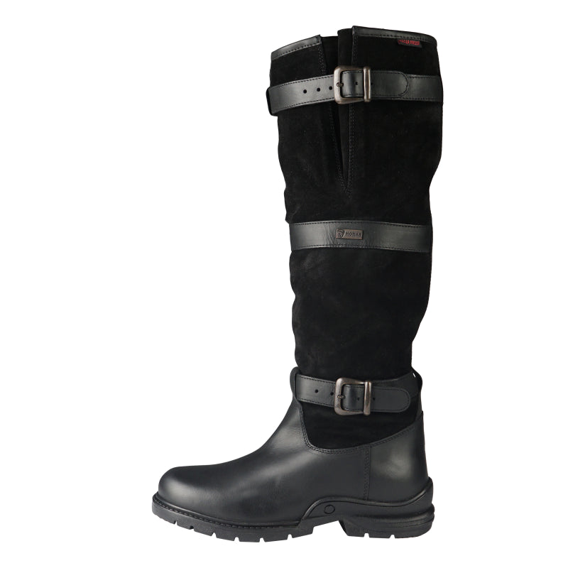 Horka Leren  Laars Outdoor Highlander Gevoerd 146295 Black Zwart