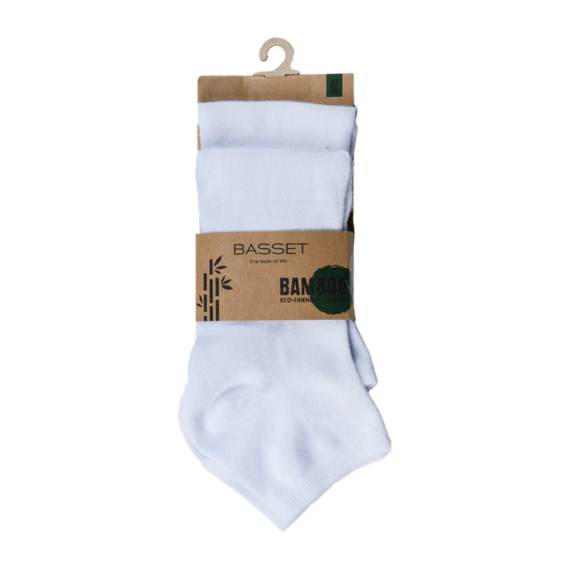 Bamboo Quarter socks 2-pack 31015 Zwart