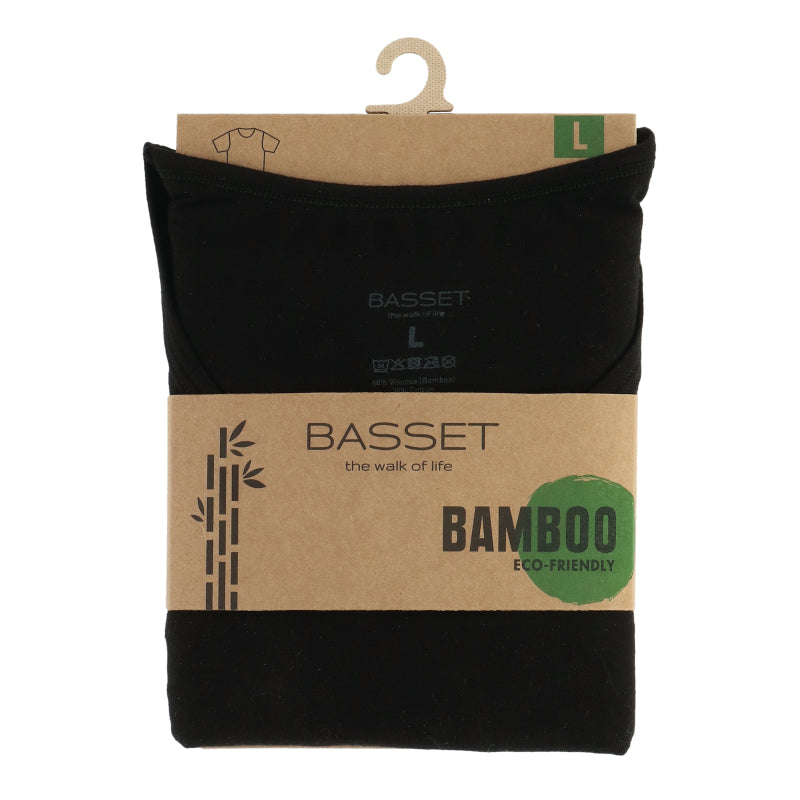 Bamboo 31060 T-Shirt Ronde Hals Zwart