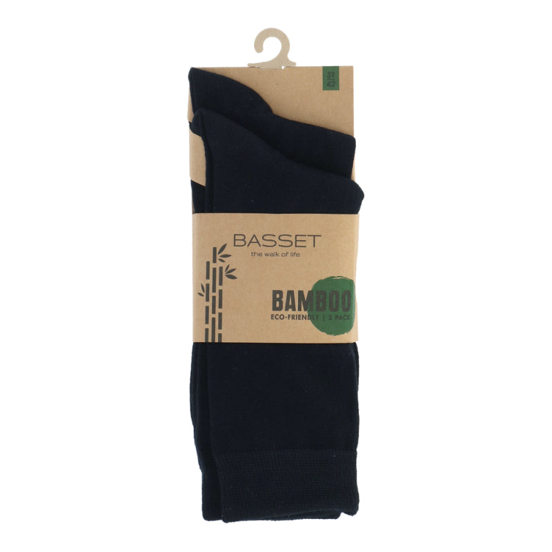 Bamboo Dames Heren Sokken 2-pack 31020 Marine