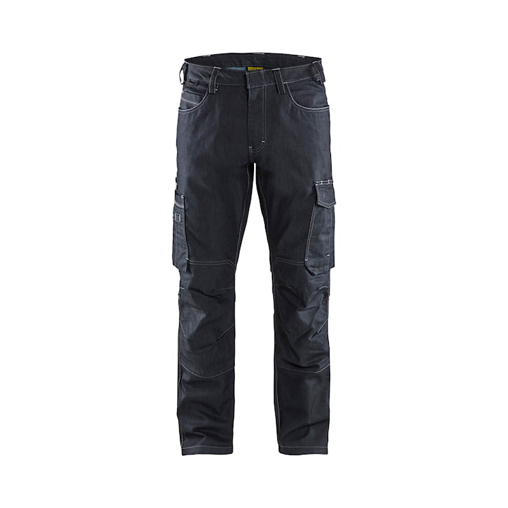 Blåkläder Service werkbroek denim stretch 14391141 Marineblauw Marineblauw