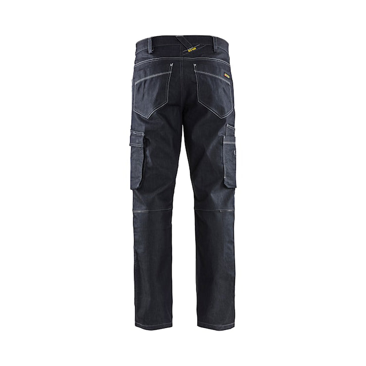 Blåkläder Service werkbroek denim stretch 14391141 Marineblauw Marineblauw